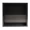 Alfi Brand 16" x 16" Brushed Black PVD Steel Square Single Shelf Shower Niche ABNP1616-BB - alternate 9